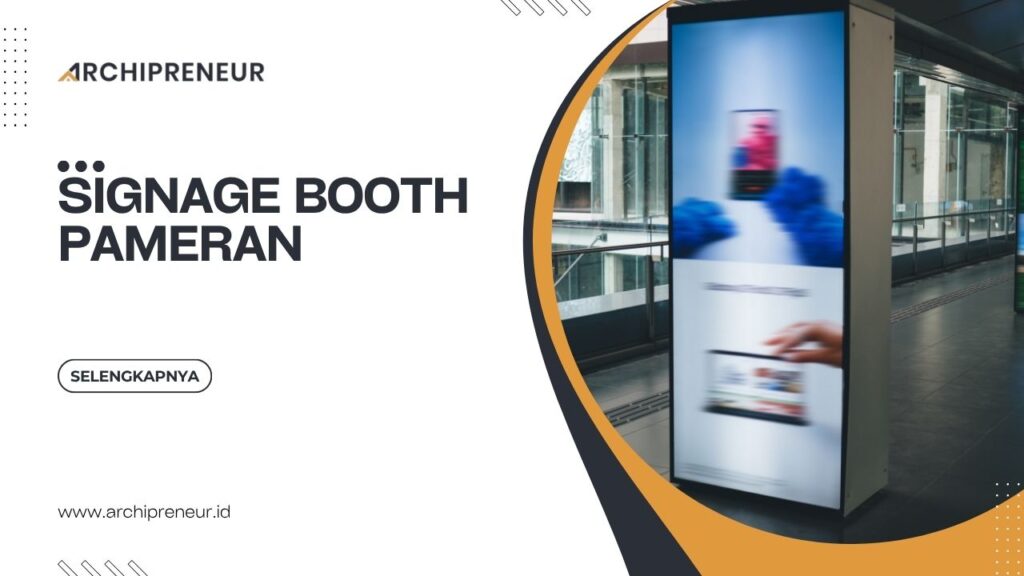 Signage Booth Pameran